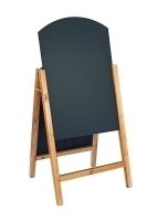 A-Frame Reversible Chalkboard with Curved Top